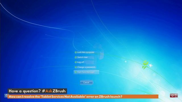 #AskZBrush: “How can I resolve the 'Tablet Services Not Available' error on ZBrush Launch?" смотреть онлайн