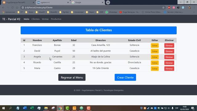 Proyecto-Tarea, Tecnologias Emergentes Periodo II - PHP, Bootstrap, CodeIgniter y PostgreSQL смотреть онлайн