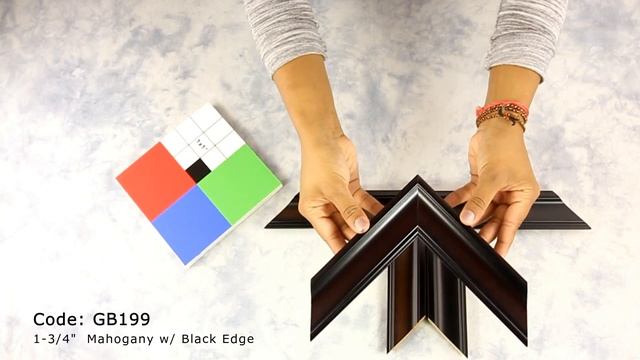 Corner Samples - Custom-made Wood Picture Frames: 1-3/4" Scoop Collection. смотреть онлайн