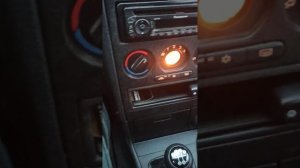 Опель Astra G. Как заменить лампочку подсветки печки.