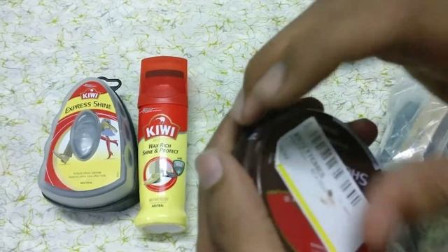 Kiwi Shoe Care Products Unboxing.
