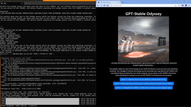 Whovian Chronicles: Unleash AI Time-Travel Adventures with GPT-Stable Odyssey! смотреть онлайн
