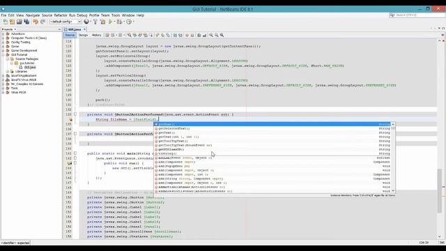 Java Tutorial 5: GUI + Writing and Reading Files! смотреть онлайн
