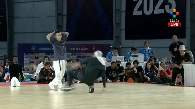 BREAK DANCE-SPORT B-BOYS ???, ????, ?? 4th | SEA Games 2023 CAMBODIA | Re-Watch смотреть онлайн