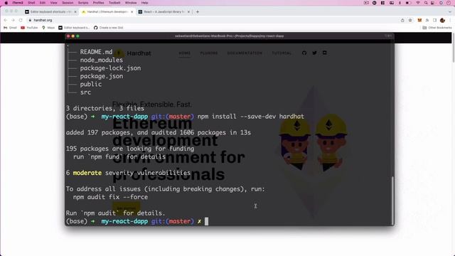 Full Stack Ethereum Development - #1 - Setting Up The Project With React And Hardhat смотреть онлайн