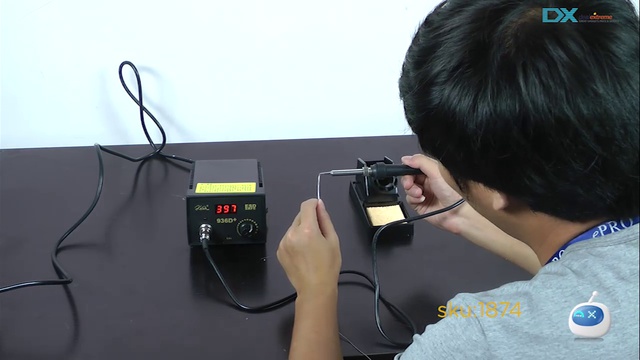 Цифровая паяльная станция Kada 936D (60Вт 24В AC) с инструкцией на английском-dealextreme