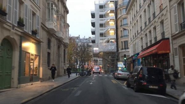 Paris Drive 4K - Sunset Drive - France