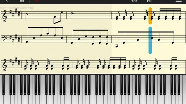 Perfect Piano - From The Inside - Linkin Park смотреть онлайн