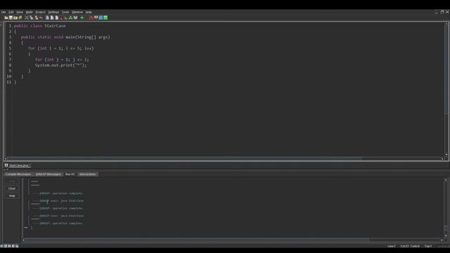 How to Construct a Simple Stair Case in Java (Right to Left) смотреть онлайн