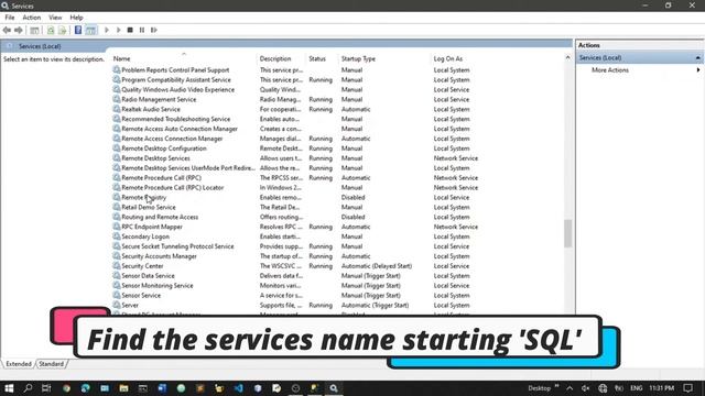 HOW TO FIX SQL STARTUP ERROR смотреть онлайн
