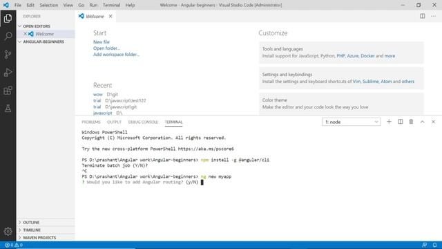 Angular 9 | Angular CLI Installation смотреть онлайн