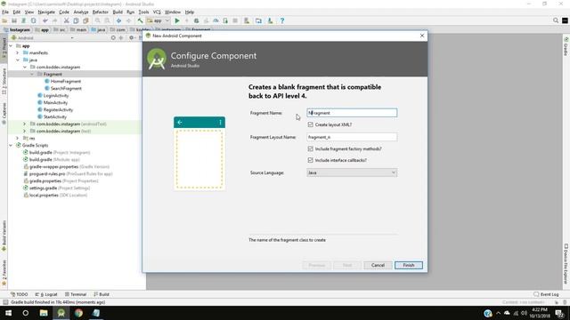 INSTAGRAM App with Firebase - Part 3 - BottomNavigationView - Android Studio Tutorial смотреть онлайн
