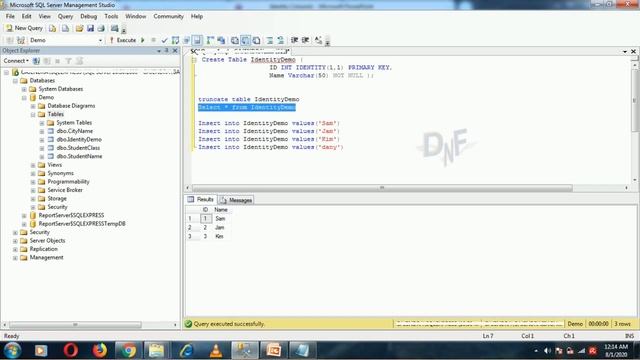 Identity Column In SQL Server | Identity Columns | Auto Increment Column| SQL Server смотреть онлайн
