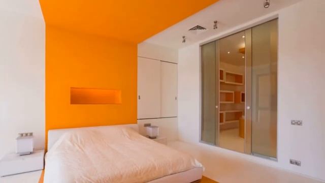 Оранжевые потолки в интерьере смотреть онлайн