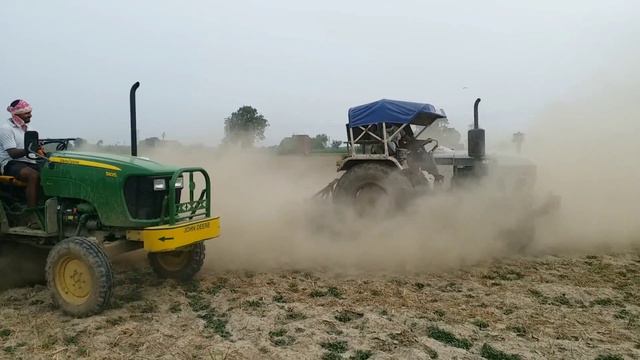 John Deere 5105 Vs Eicher 551 (40Hp vs 50 Hp)Speed Test смотреть онлайн