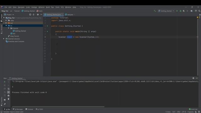 Java with IntelliJ 5 - Input смотреть онлайн