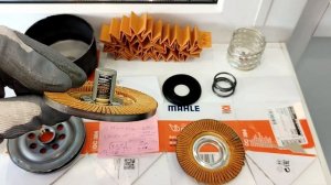 Распил масляного фильтра MAHLE OC384 (China) (фильтр на ВАЗ)