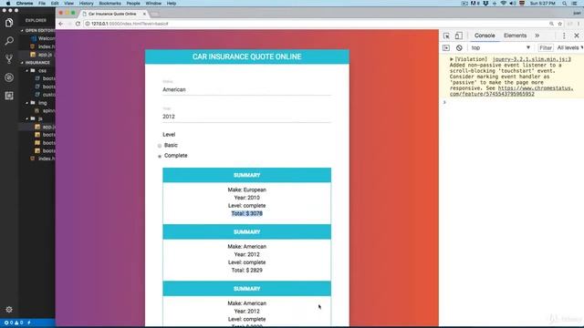 8 # javascript Project car insurance & budget app | Tech injection смотреть онлайн