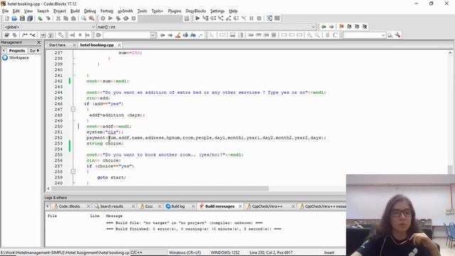 Hotel Booking System project c++ смотреть онлайн