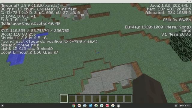 Playing Minecraft on a CHROMEBOOK... смотреть онлайн