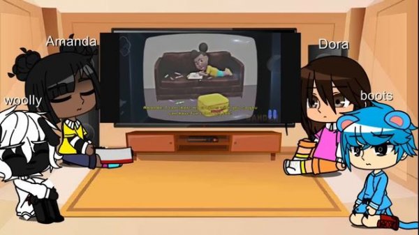 Dora the explorer react to Amanda the adventurer(past Amanda)