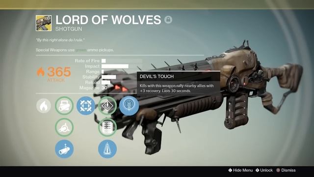 Destiny: House Of Wolves - The Lord Of Wolves Exotic Shotgun Full Upgraded Gameplay And Impressions смотреть онлайн