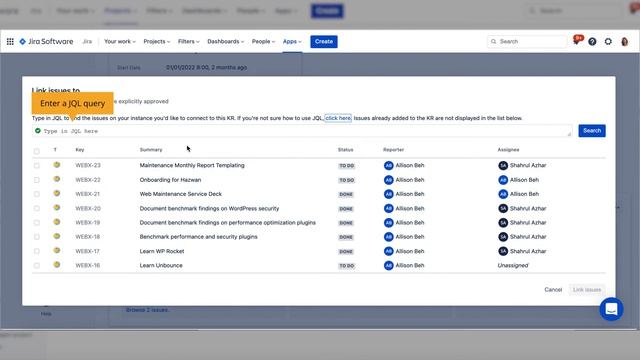 How Can I Link OKRs to Issues? | OKR for Jira смотреть онлайн