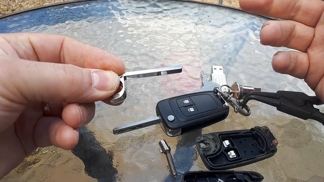 How to repair fix Vauxhall / Opel broken car key смотреть онлайн