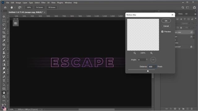 Quick Photoshop Tutorial: Faded Motion blur Text Effect смотреть онлайн