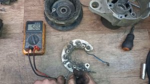 Диодный мост генератора - как правильно проверить