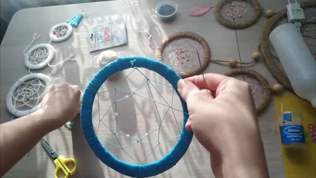 Как делать ловцы снов? Видеоурок.