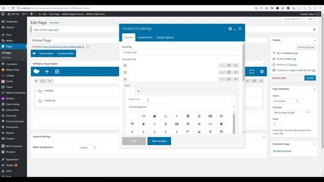 WPBakery Page Builder: Contact Us Element смотреть онлайн