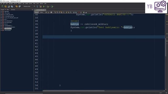 Java Serisi - 13 (ATM-Bankamatik Örneği) смотреть онлайн