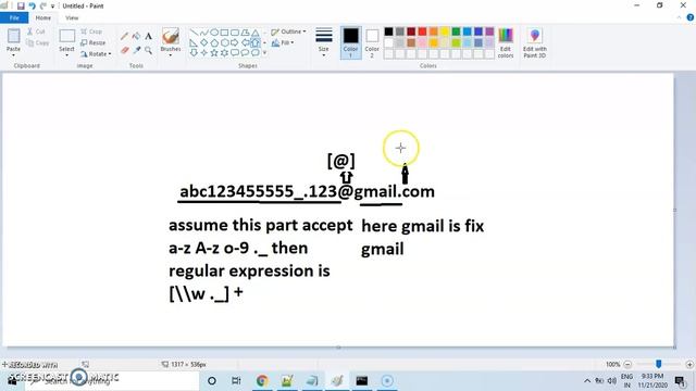 write a regular expression to represent valid Gmail id's смотреть онлайн