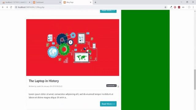 CMS Showing Comment Count On Blog Page Using PHP смотреть онлайн