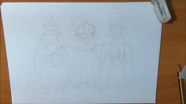 Aprende A Dibujar A Los Tres Reyes Magos