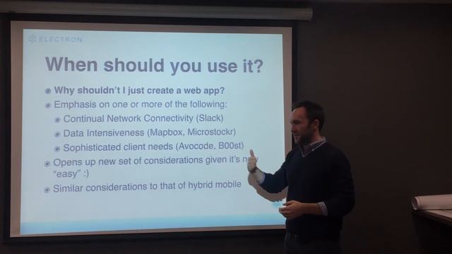 Build your first cross-platform desktop app using Electron - Kevin Bluer (26 Nov 2015, HKJS #9) смотреть онлайн