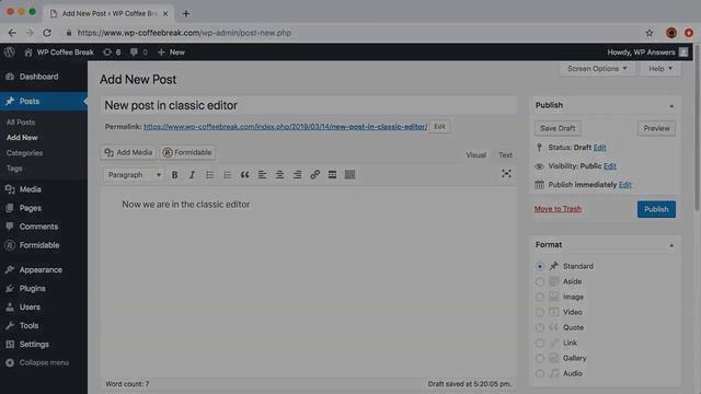 WordPress Restore Classic Editor смотреть онлайн