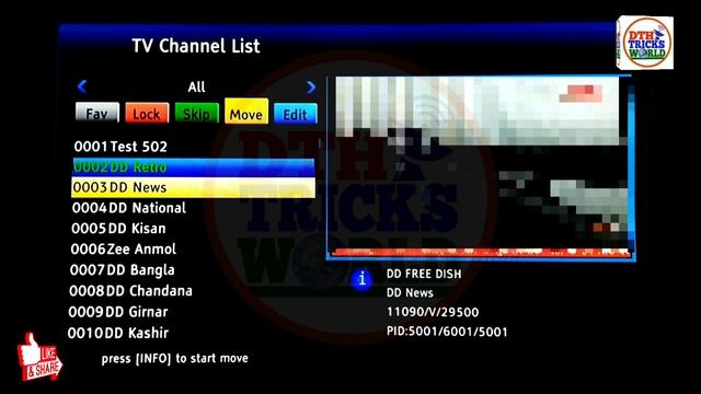 How to Move Channels in MPEG-4 Set Top Box | One-By-One Delete भी करे | MPEG-4 Set Top Box Settings смотреть онлайн