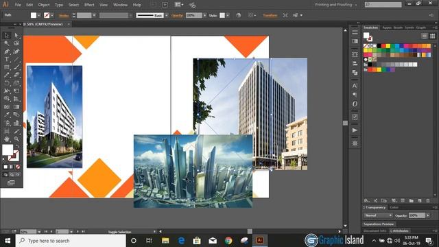 Tri fold brochure design in illustrator | Illustrator tri fold brochure design tutorial смотреть онлайн