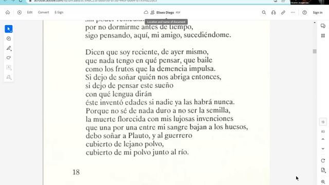 El Camino de los Poetas - Eliseo Diego - En la calzada de Jesús del Monte смотреть онлайн