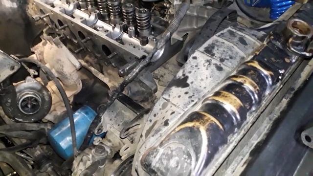 Pajero2 ремонт ГБЦ ( часть 2)сборка смотреть онлайн