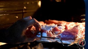 Нежнейшая грудинка холодного копчения.