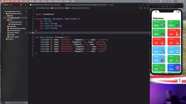 Build A Pokedex With SwiftUI 2.0 | MVVM | Network Layer | iOS 14 | Swift 5 смотреть онлайн