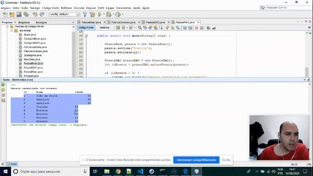Java - utilização de JavaBean e DAO - Editar Dados - Parte 1 смотреть онлайн