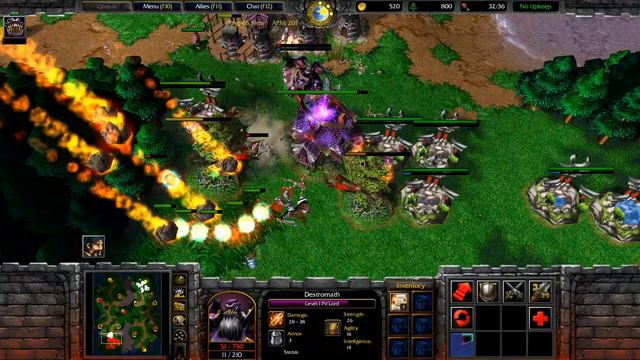 WARCRAFT 3 - Epic PITLORD TOWER RUSH vs DH IMMOLATION смотреть онлайн
