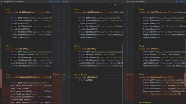 Разрешение конфликтов слияния в IntelliJ IDEA смотреть онлайн