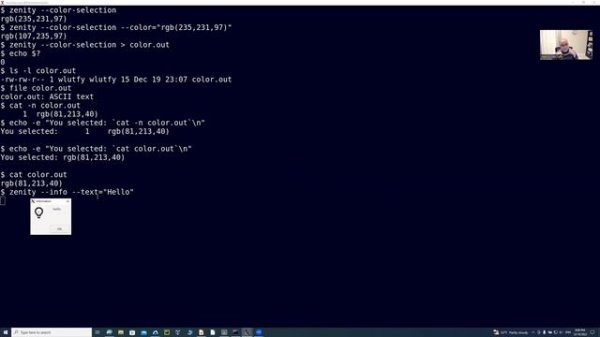 LINUX BASH GUI Scripting with Zenity