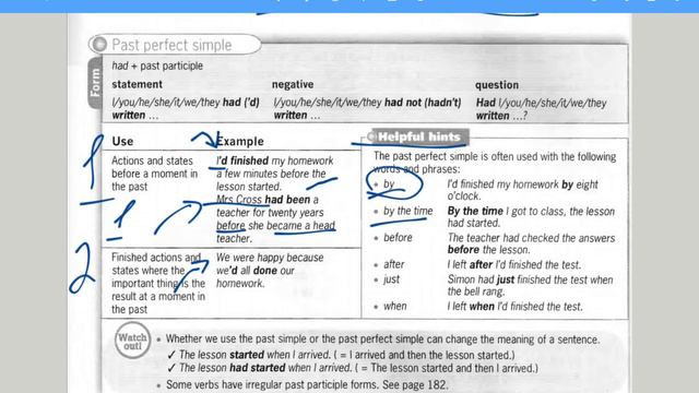 Destination B1. Unit 5. Past Perfect Simple/Continuous смотреть онлайн