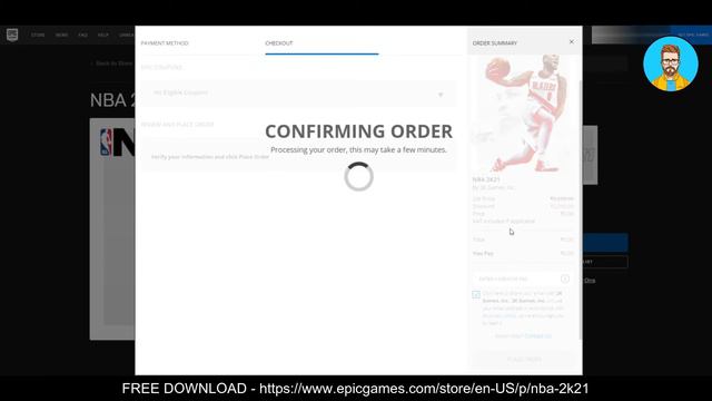 FREE NBA 2K21 EPIC Mega Sale | How to get game worth INR 3299 in Free and get INR 750 coupon free смотреть онлайн